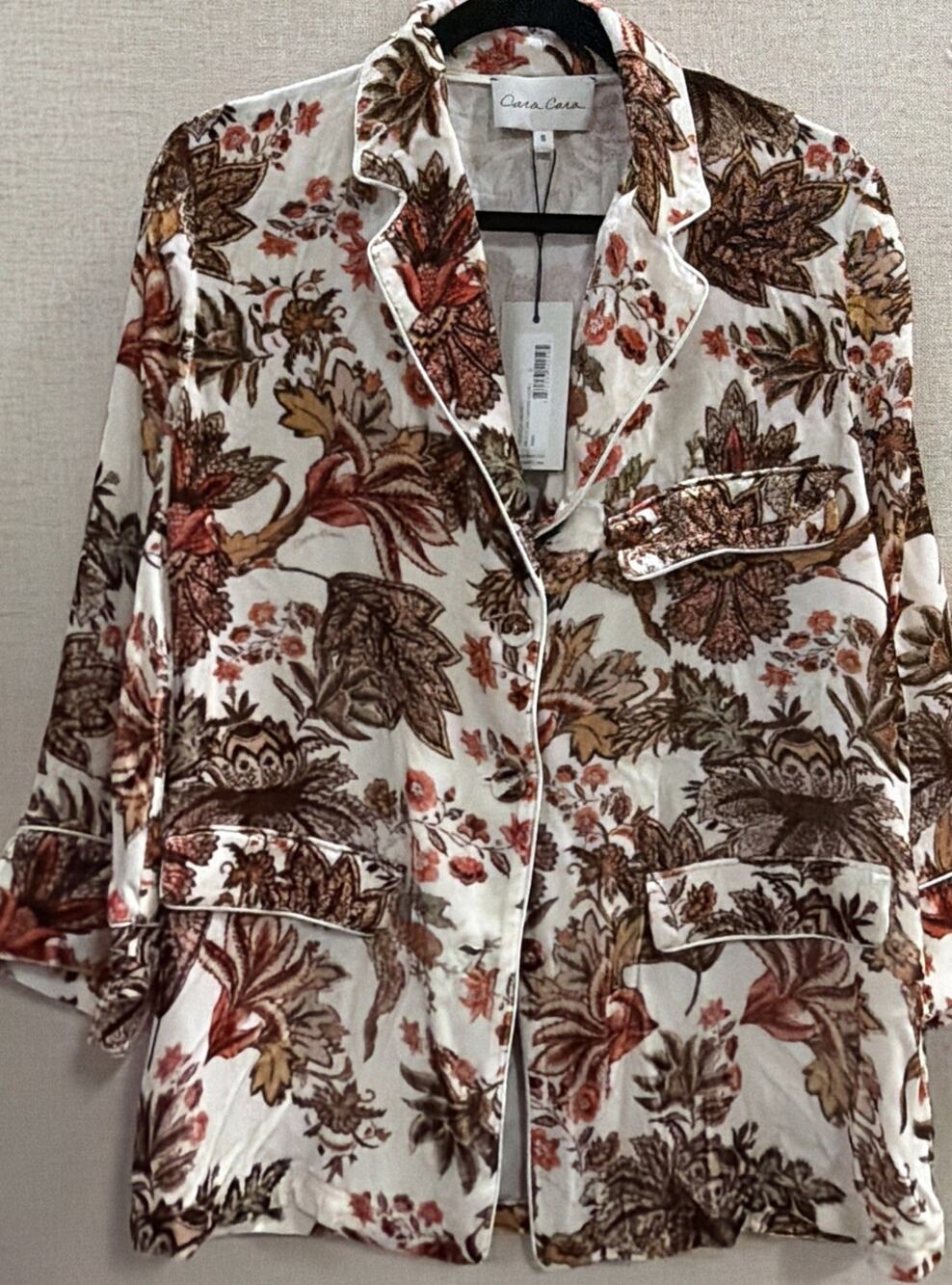 Cara Cara Venezia Jacket Multi Jacobean Ivory Small